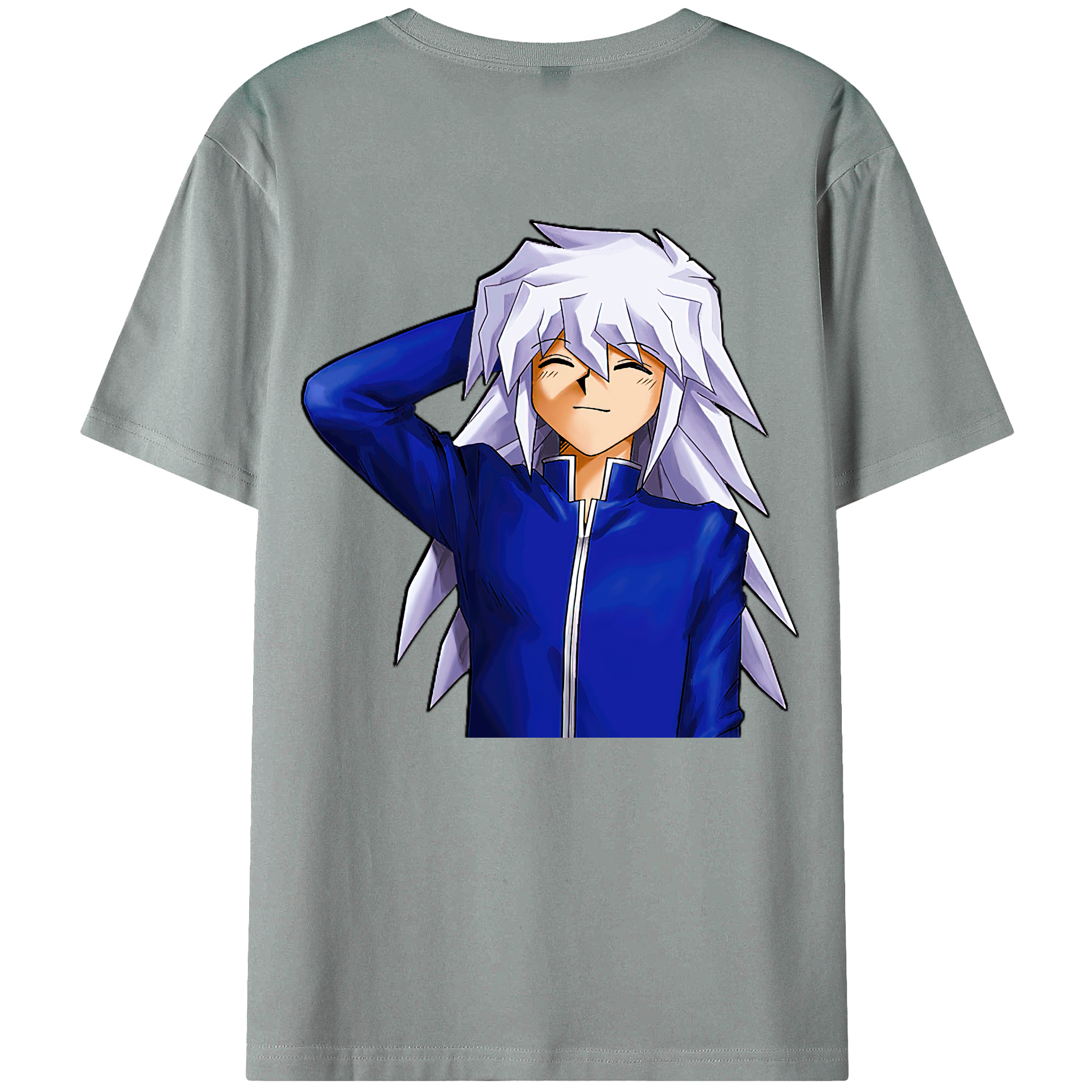 （画像用） 遊☆戯☆王 Yu-Gi-Oh! 綿100％ メンズ半袖Tシャツ（バックプリント） 通気性